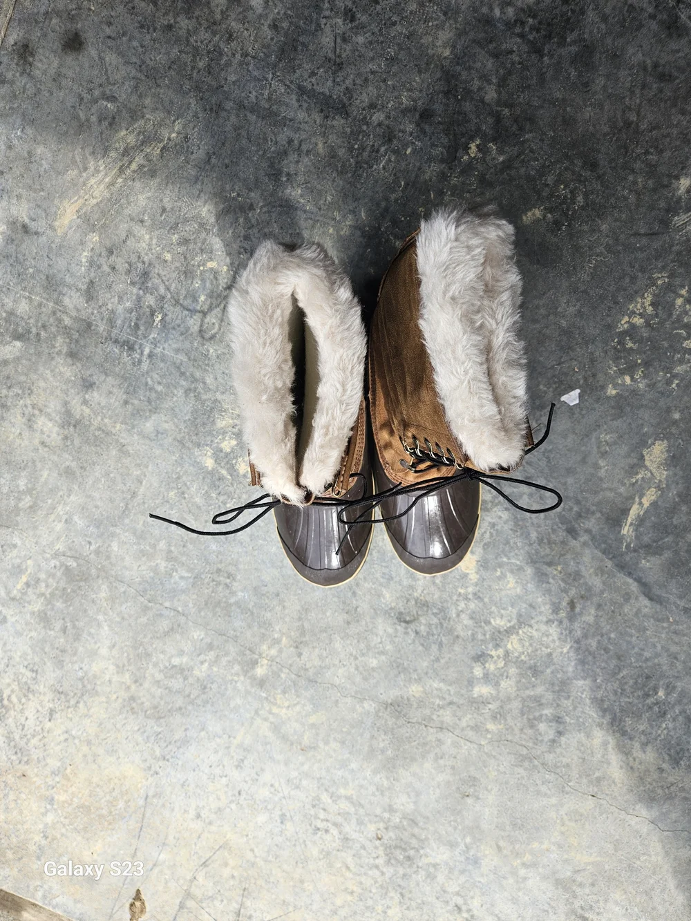 Sorel Cabela’s Caribou Pac Boots Mens Size 12 Brown Leather Wool Lined Made In C
